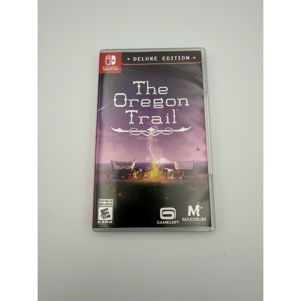 The Oregon Trail Game & Insert in Case! Nintendo Switch!